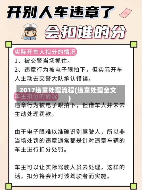 2017违章处理流程(违章处理全文)