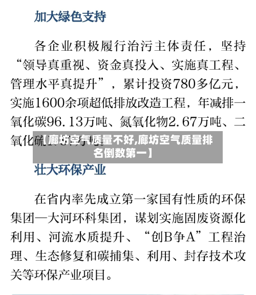 【廊坊空气质量不好,廊坊空气质量排名倒数第一】-第2张图片