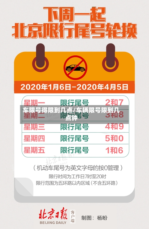 车限号得限到几点/车辆限号限到几点钟-第2张图片