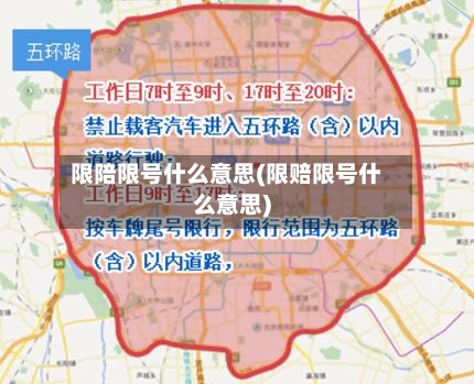 限陪限号什么意思(限赔限号什么意思)-第3张图片