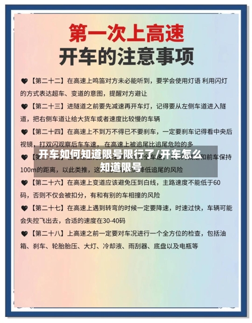开车如何知道限号限行了/开车怎么知道限号-第3张图片
