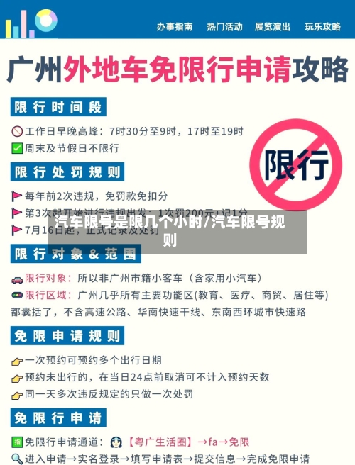 汽车限号是限几个小时/汽车限号规则-第2张图片