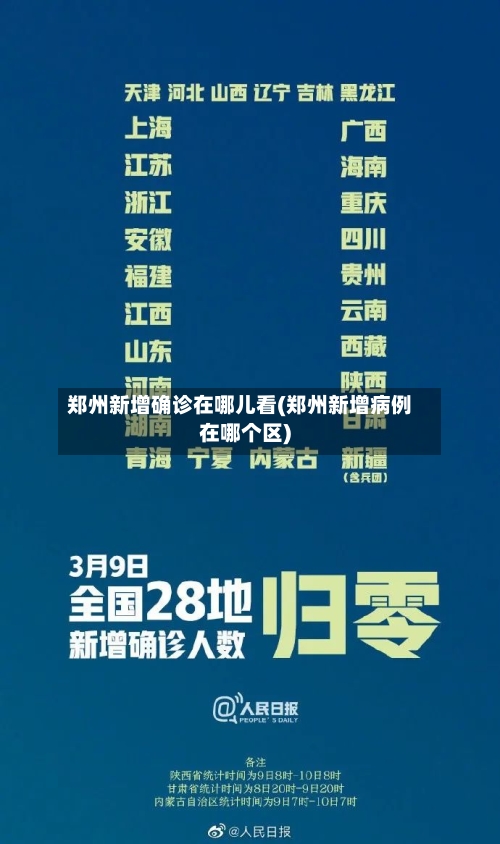 郑州新增确诊在哪儿看(郑州新增病例在哪个区)