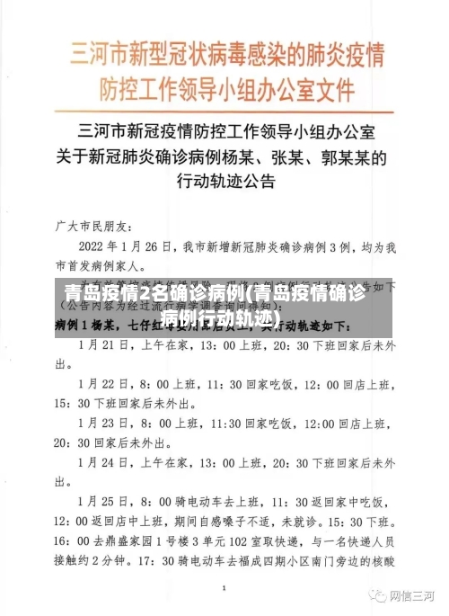 青岛疫情2名确诊病例(青岛疫情确诊病例行动轨迹)