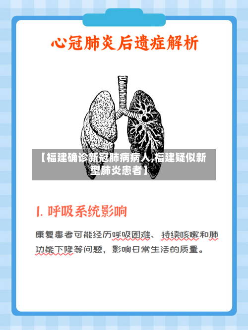 【福建确诊新冠肺病病人,福建疑似新型肺炎患者】-第3张图片