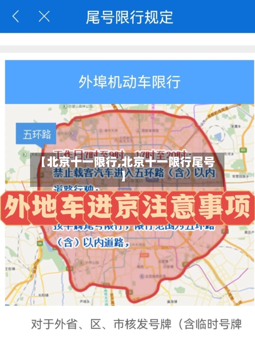 【北京十一限行,北京十一限行尾号】