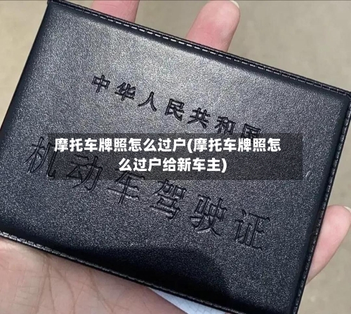 摩托车牌照怎么过户(摩托车牌照怎么过户给新车主)-第2张图片