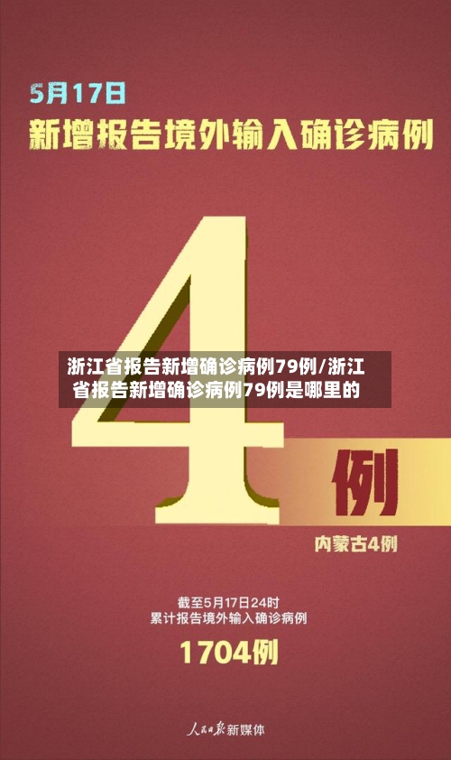 浙江省报告新增确诊病例79例/浙江省报告新增确诊病例79例是哪里的
