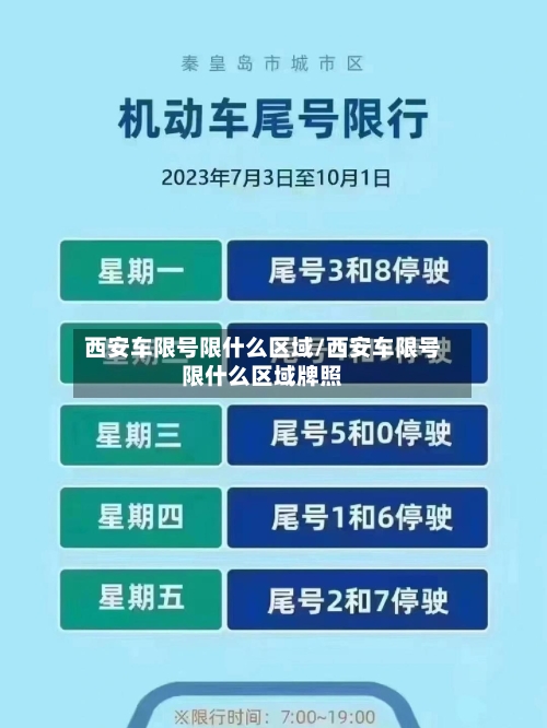 西安车限号限什么区域/西安车限号限什么区域牌照