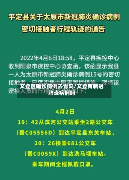 文登区确诊病例去青岛/文登有新冠肺炎病例吗-第2张图片