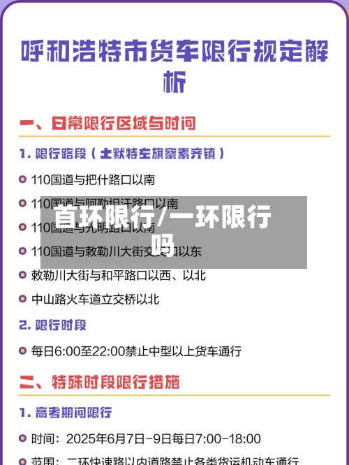 首环限行/一环限行吗-第3张图片