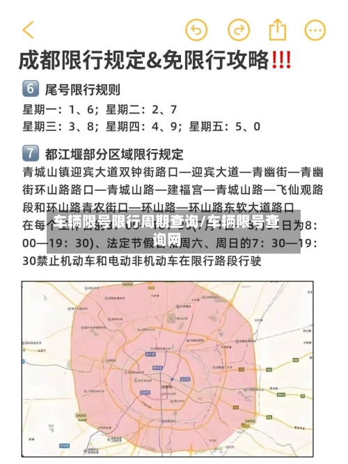 车辆限号限行周期查询/车辆限号查询网