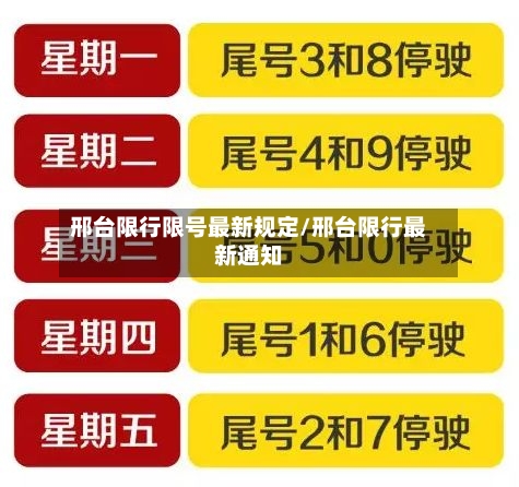 邢台限行限号最新规定/邢台限行最新通知-第3张图片