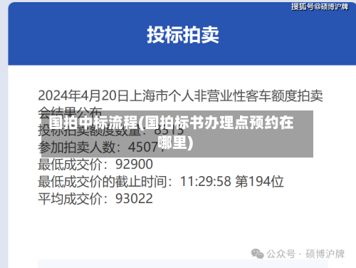 国拍中标流程(国拍标书办理点预约在哪里)-第2张图片