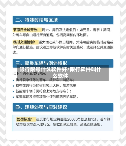 限行限号什么软件好/限行软件叫什么软件-第2张图片