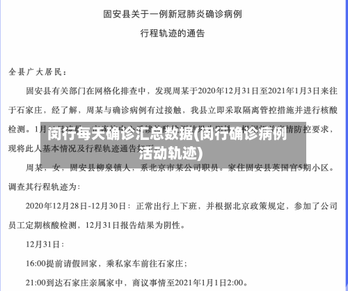 闵行每天确诊汇总数据(闵行确诊病例活动轨迹)-第2张图片