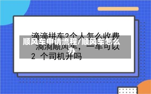 顺风车申请流程/顺风车怎么办-第2张图片