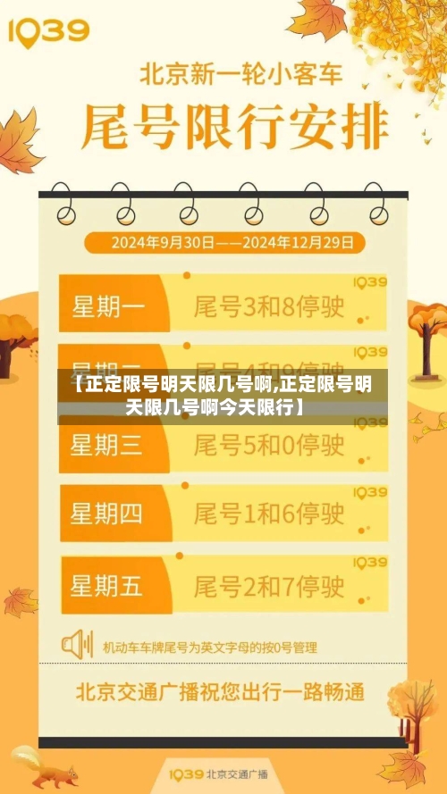 【正定限号明天限几号啊,正定限号明天限几号啊今天限行】