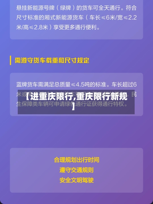 【进重庆限行,重庆限行新规】-第2张图片