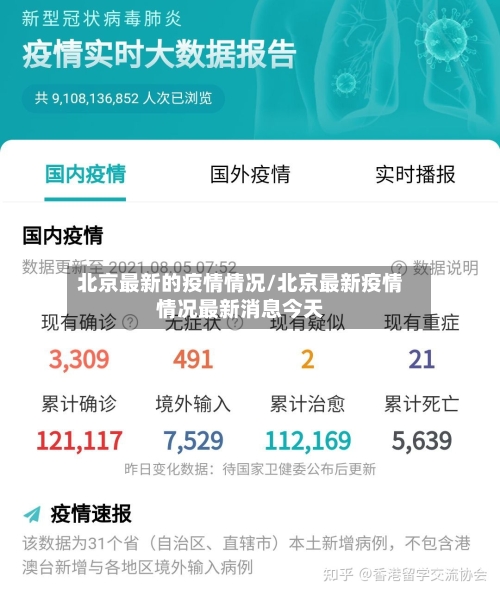 北京最新的疫情情况/北京最新疫情情况最新消息今天