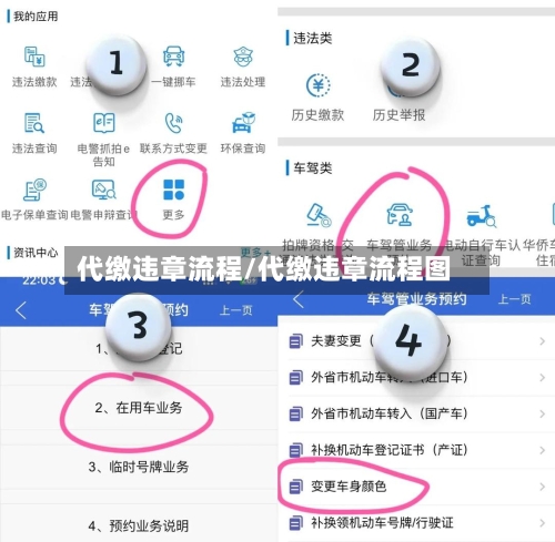 代缴违章流程/代缴违章流程图-第3张图片