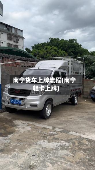 南宁货车上牌流程(南宁轻卡上牌)-第3张图片