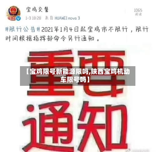 【宝鸡限号新能源限吗,陕西宝鸡机动车限号吗】-第2张图片