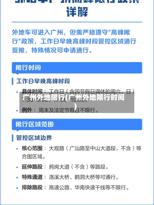 广州外地限行(广州外地限行时间)-第2张图片