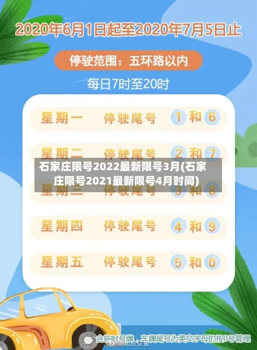 石家庄限号2022最新限号3月(石家庄限号2021最新限号4月时间)