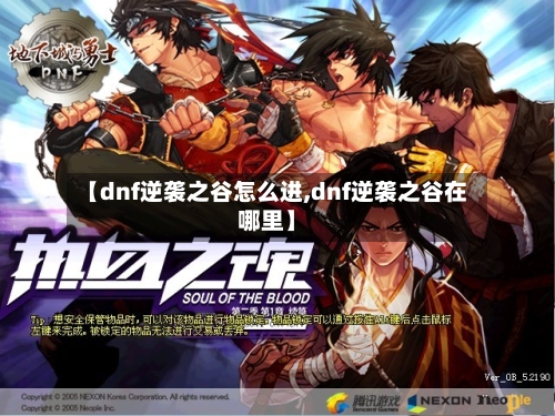 【dnf逆袭之谷怎么进,dnf逆袭之谷在哪里】