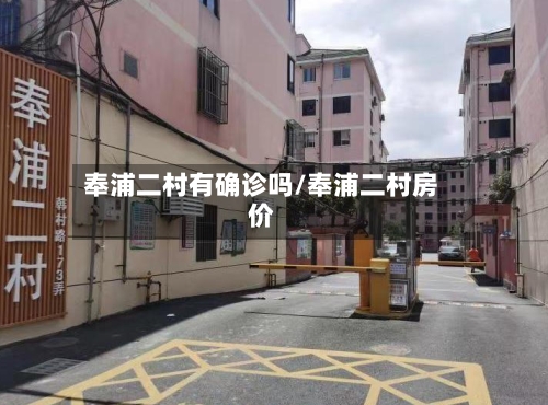 奉浦二村有确诊吗/奉浦二村房价-第2张图片