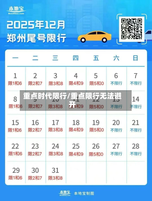 重点时代限行/重点限行无法避开