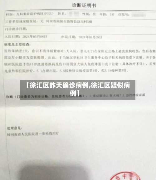 【徐汇区昨天确诊病例,徐汇区疑似病例】