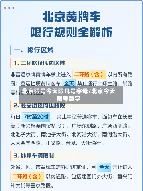 北京限号今天限几号字母/北京今天限号数字-第2张图片