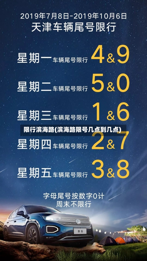 限行滨海路(滨海路限号几点到几点)