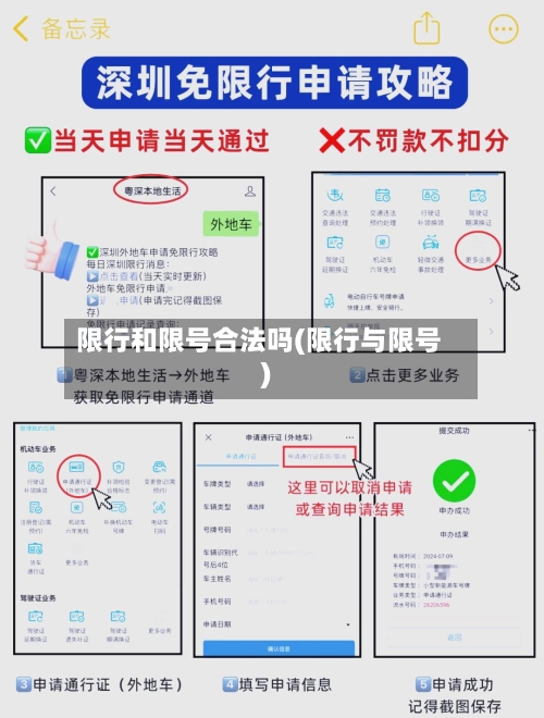 限行和限号合法吗(限行与限号)