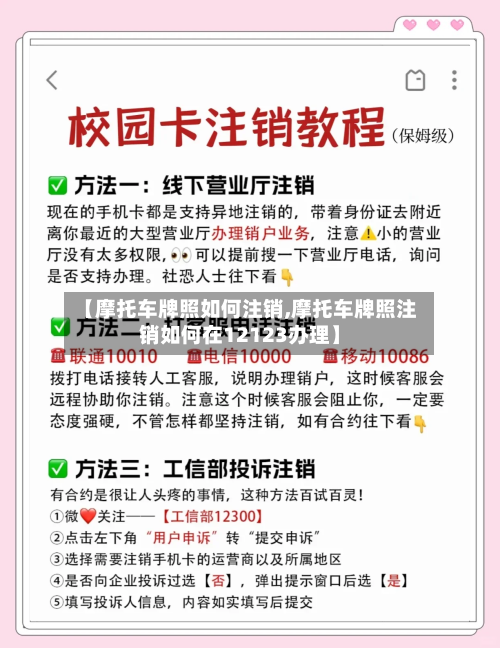 【摩托车牌照如何注销,摩托车牌照注销如何在12123办理】-第2张图片